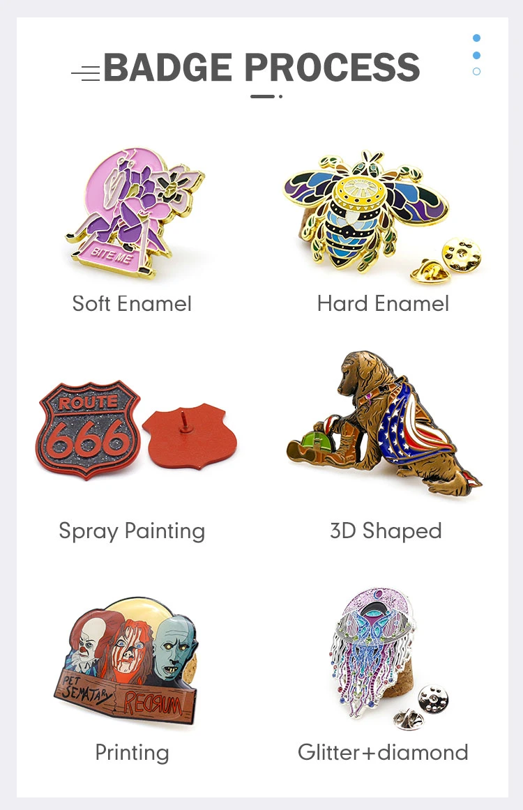 Wholesale Bulk Soft Hard Enamel Pin Manufacturer Souvenir Promotional Gift Sneaker Metal Pin Badge Horror Gold Kpop Cat Cute Pokemon Anime Custom Lapel Pin