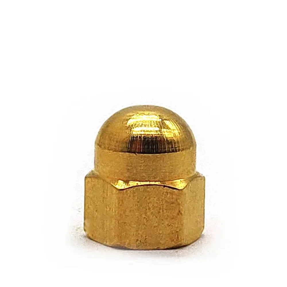 Customization DIN1587 M4 M5 M6 M8 M10 Brass Hex Domed Cap Nuts