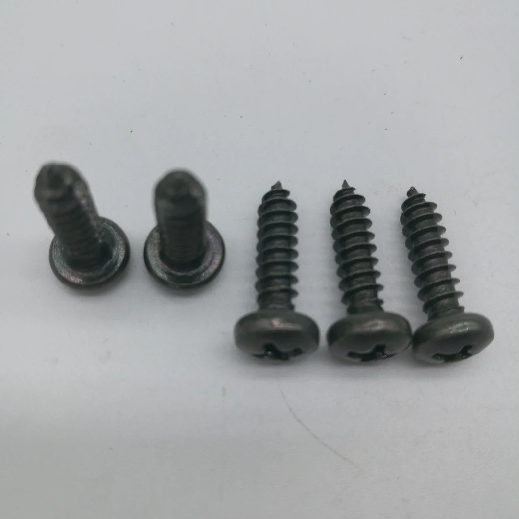 DIN7981 Cross Recessed Pan Head Self Tapping Screws Grade8.8