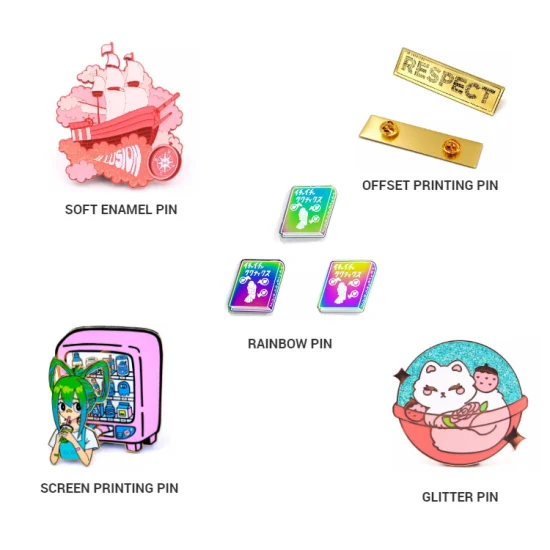 Personalização de amostra Sem mínimo de crachá de metal Fabricação de pinos de esmalte duro de metal Pins de lapela personalizados de fábrica Pino de esmalte personalizado